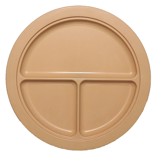 Three Compartment  Dinner Plate